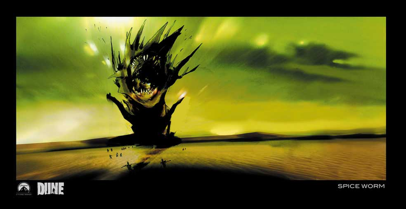 Illustration for article titled Sandworms and Fremen caves: concept art for the Dune movie that never was
